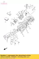 Qui puoi ordinare parafango anteriore comp. Da Yamaha , con numero parte 2KS215100000: