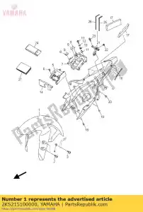 yamaha 2KS215100000 parafango anteriore comp. - Il fondo