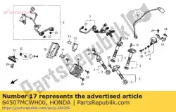 Aqui você pode pedir o placa, batente da unidade de controle do motor em Honda , com o número da peça 64507MCWH00: