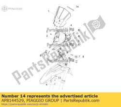 Aprilia AP8144529, Pakking, OEM: Aprilia AP8144529