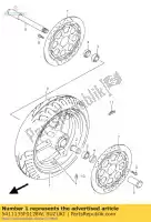 5411135F0128W, Suzuki, roda, fr, 17m / cx suzuki gsx r 600 750 1000 2000 2001 2002 2003, Novo