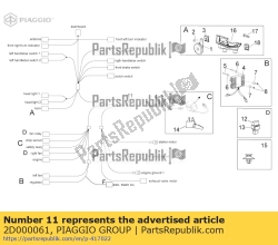 Aprilia 2D000061, G?ówna wi?zka przewodów, OEM: Aprilia 2D000061
