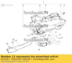 Tutaj możesz zamówić rura od Piaggio Group , z numerem części 622267: