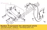 18325KZ4000, Honda, pas de description disponible honda cr 125 1989 1990 1991 1992 1993 1994 1995 1996 1997, Nouveau