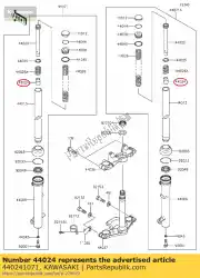 Here you can order the cap-oil-lock klx110-a1 from Kawasaki, with part number 440241071: