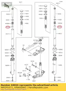 kawasaki 440241071 cap-oil-lock klx110-a1 - Lado inferior