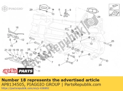 Aprilia AP8134505, Etrier support convoyeurs, OEM: Aprilia AP8134505