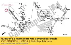 Aquí puede pedir cilindro subconjunto., fr. Maestro (nissin) de Honda , con el número de pieza 45510MGSD31: