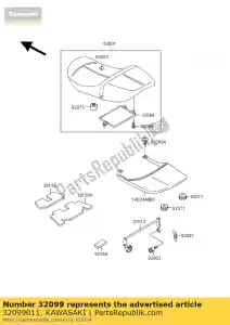 Kawasaki 32099011 case - Bottom side