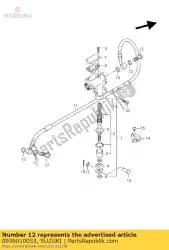 Qui puoi ordinare bullone, freno fl da Suzuki , con numero parte 0936010053: