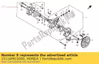 15116MG3000, Honda, rotor a, oliepomp buiten honda fmx fx nx slr xbr xr 500 600 650 1985 1986 1987 1988 1989 1990 1991 1992 1993 1994 1995 1996 1997 1998 1999 2005 2006 2007, Nieuw