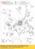 57331035051, KTM, valvola a farfalla braccio braccio cpl. ktm adventure exc mxc rally sm smc smr sms supermoto sx sxc sxs xc xcf 250 400 450 505 525 540 560 625 640 660 2002 2003 2004 2005 2006 2007 2011 2012 2014, Nuovo