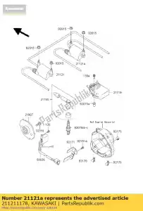 kawasaki 211211178 accensione a bobina, # 2 e # 3 zr550-b2 - Il fondo