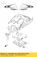 4455933H00, Suzuki, cojín, combustible ta suzuki lt z 400 2009 2010 2011 2012 2014, Nuevo