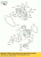 140320622, Kawasaki, couvercle-embrayage kawasaki d tracker 150 , Nouveau