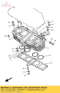 Yamaha 58L113100000 cilindro - Il fondo