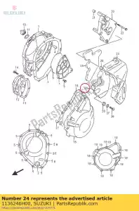 suzuki 1136246H00 cushion,eng spr - Bottom side