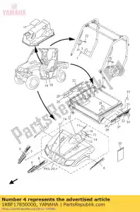 yamaha 1RBF17850000 emblem 5 - Bottom side