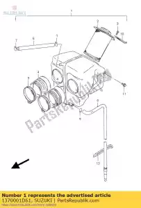 suzuki 1370001D61 schoner assy, ??ai - Onderkant