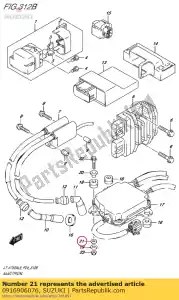 suzuki 0916906076 machine à laver - La partie au fond