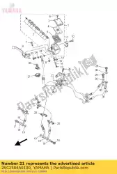 Here you can order the brake hose assy from Yamaha, with part number 2SC2584A0100: