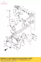 4XV124500000, Yamaha, conjunto de eje de impulsor yamaha fzs yzf r 700 1000 1998 1999 2000 2001 2002 2003 2004 2005, Nuevo