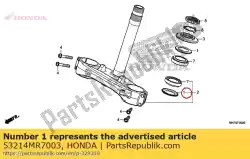 Aqui você pode pedir o vedação de poeira, cabeçote de direção (arai) em Honda , com o número da peça 53214MR7003: