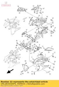 yamaha 1MC2835K00P4 corpo, frente sob 2 - Lado inferior