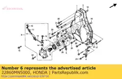 Here you can order the cylinder assy., slave from Honda, with part number 22860MN5000: