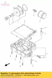Aqui você pode pedir o conjunto de válvula de alívio em Yamaha , com o número da peça 3KS134900000:
