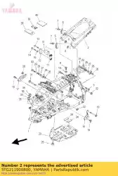 Aquí puede pedir marco trasero comp. De Yamaha , con el número de pieza 5TG211900800: