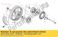 06410K67900, Honda, damper set,wheel honda cbf  m cbf125m 125 , New