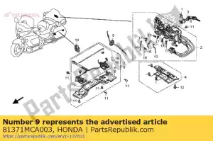 honda 81371MCA003 vangen, l. zadeltas - Onderkant