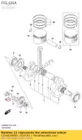 1254824B00, Suzuki, piastra, albero motore suzuki  ls 650 1986 1988 1989 1990 1991 1994 1996 1997 1998 1999 2000 2001 2002 2003 2017 2018, Nuovo