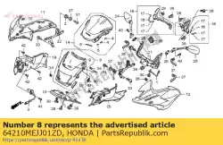 Aqui você pode pedir o conjunto de capuz., fr. Centro * nha66p * (nha66p pérola raio de sol branco) em Honda , com o número da peça 64210MEJJ01ZD: