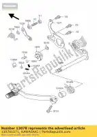 130781071, Kawasaki, trinquete kx125-m1 kawasaki kx 125 2003 2004 2005 2006 2007 2008, Nuevo