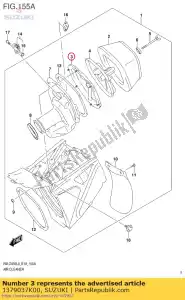 suzuki 1379037K00 base, filtro - Lado inferior