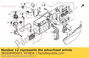 honda 38260MN5003 coffret, fusible inversé - La partie au fond