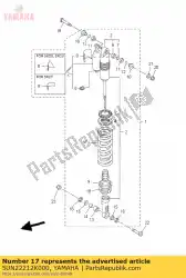 Qui puoi ordinare primavera da Yamaha , con numero parte 5UN22212K000: