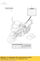 9498019021, Suzuki, Torba, w?a?ciciel suzuki gsf 650 2009 2010 2011 2012, Nowy