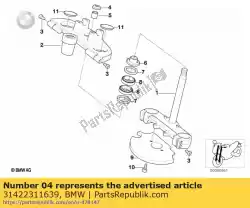 Qui puoi ordinare dado a collare (dal 08/1991) da BMW , con numero parte 31422311639: