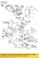 390070022, Kawasaki, bras-susp, rr, upp, rh kvf750-a1 kawasaki kvf 750 2005 2006 2007 2008 2009 2010, Nouveau