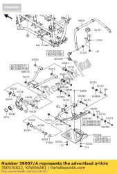 Aqui você pode pedir o arm-susp, rr, upp, rh kvf750-a1 em Kawasaki , com o número da peça 390070022: