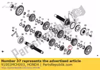 91002MCH003, Honda, Lager, radiale kogel, 63 / 22u (koyo) honda  vt vtx 1000 1100 1300 1800 2002 2003 2004 2005 2006 2007 2010 2013 2017 2018 2019 2020, Nieuw