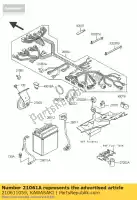 210611059, Kawasaki, prostownik zr400-e5 kawasaki er zrx 500 1100 1200 1997 1998 1999 2000 2001 2002 2003 2004 2005, Nowy