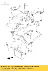 Here you can order the tank,reservoir from Suzuki, with part number 1791002FA0: