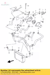 suzuki 1791002FA0 tank,reservoir - Bottom side