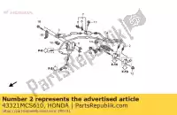 43321MCS610, Honda, geen beschrijving beschikbaar op dit moment honda st 1300 2002 2003 2004 2006 2007 2008 2009, Nieuw