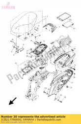 deksel, deksel van Yamaha, met onderdeel nummer 1CB2177B0000, bestel je hier online: