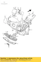 9211103H00Y0J, Suzuki, caixa, frente suzuki uh 125 200 2007 2008 2009 2010 2011, Novo